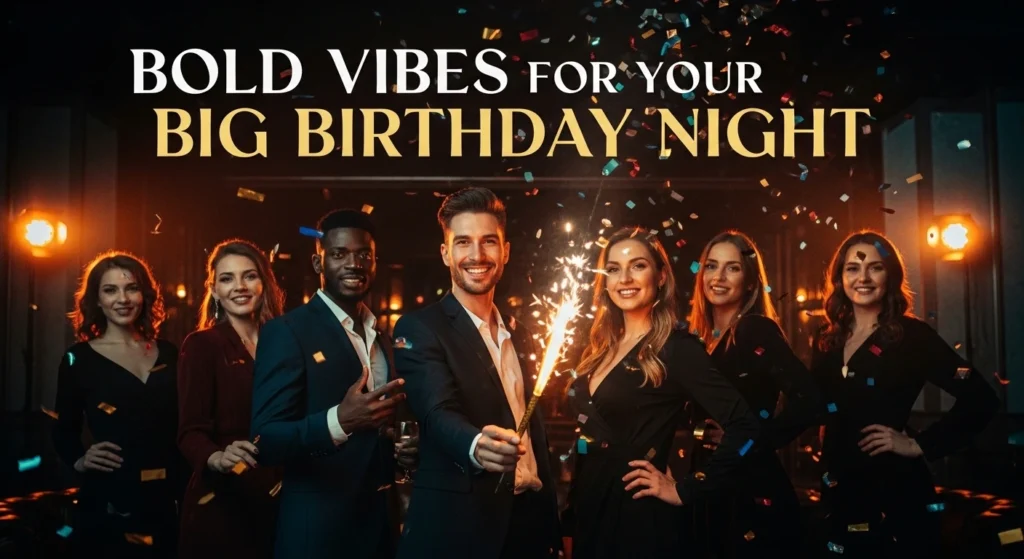 Bold Vibes for Your Big Birthday Night