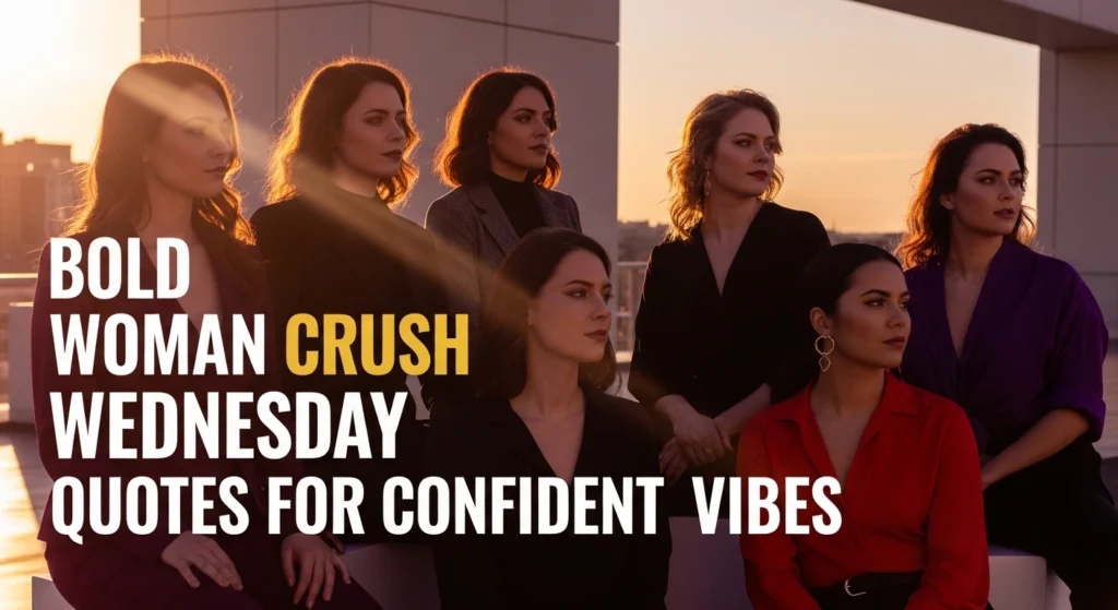 Bold woman crush wednesday quotes for confident vibes