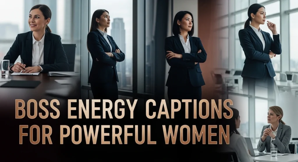 Boss energy captions for powerful women