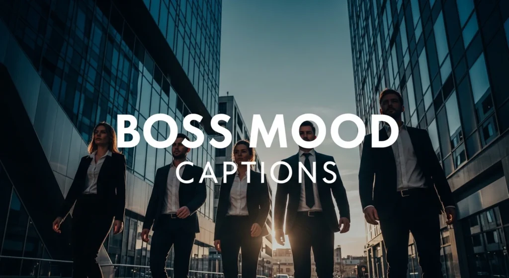 Boss Mood Captions