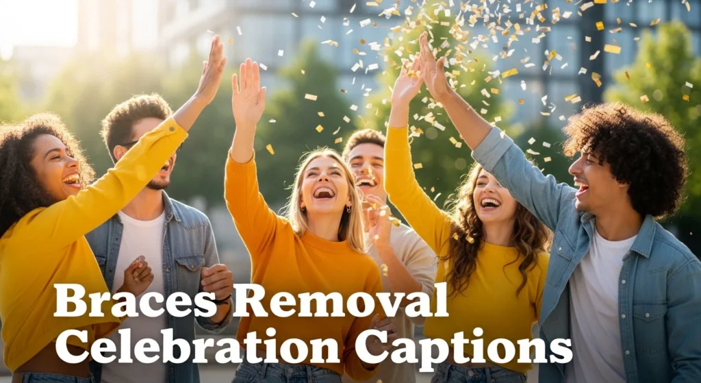 Braces Removal Celebration Captions