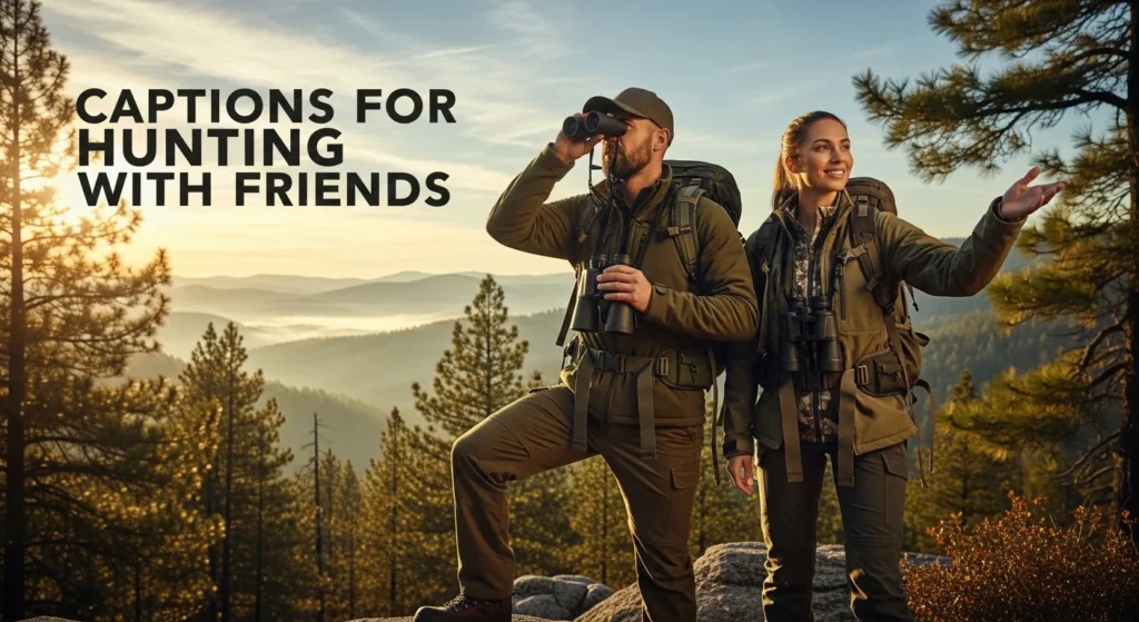 Captions for Hunting With Friends