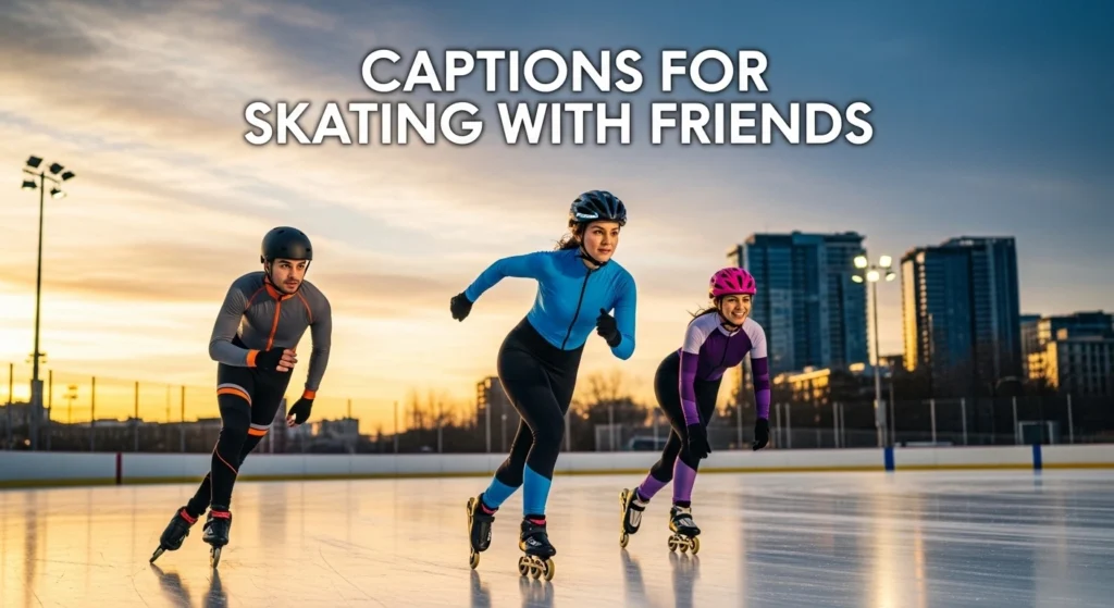 Captions for Skating with Friends