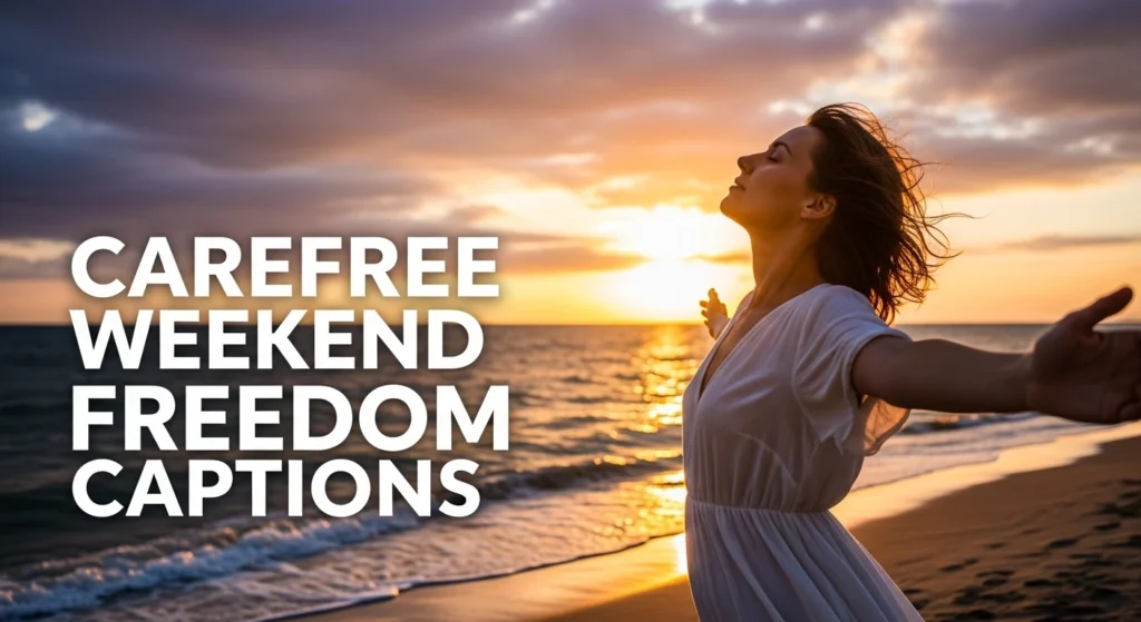 Carefree Weekend Freedom Captions