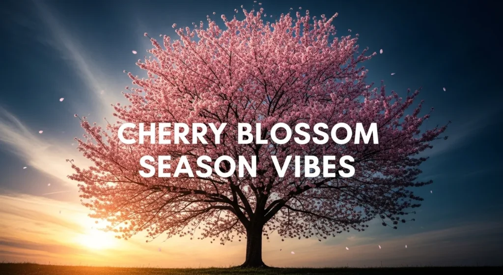 Cherry Blossom Season Vibes
