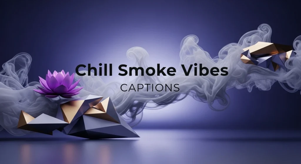 Chill Smoke Vibes Captions
