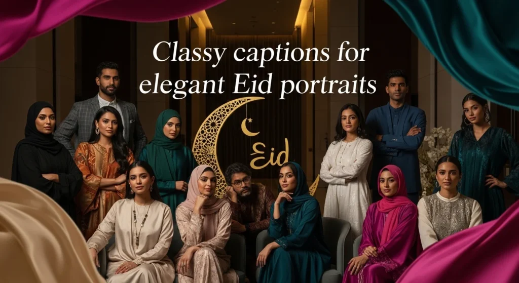 Classy captions for elegant Eid portraits