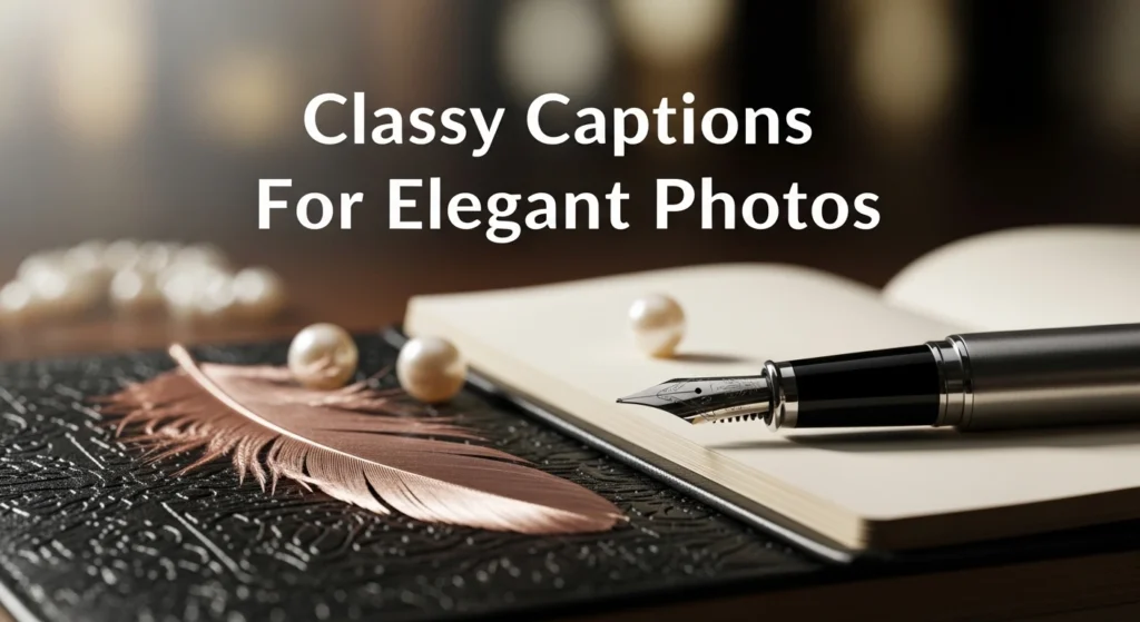 Classy Captions For Elegant Photos