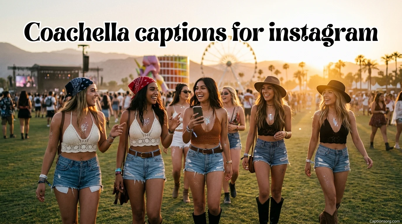 Coachella captions for instagram