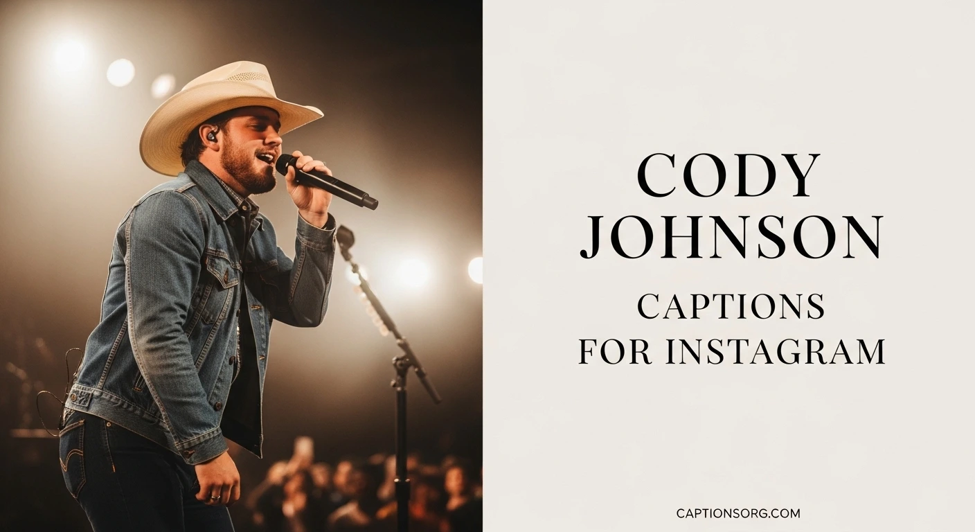 Cody johnson captions for instagram