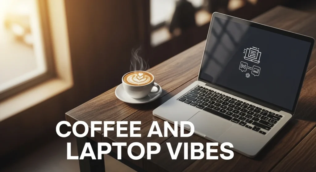Coffee and Laptop Vibes