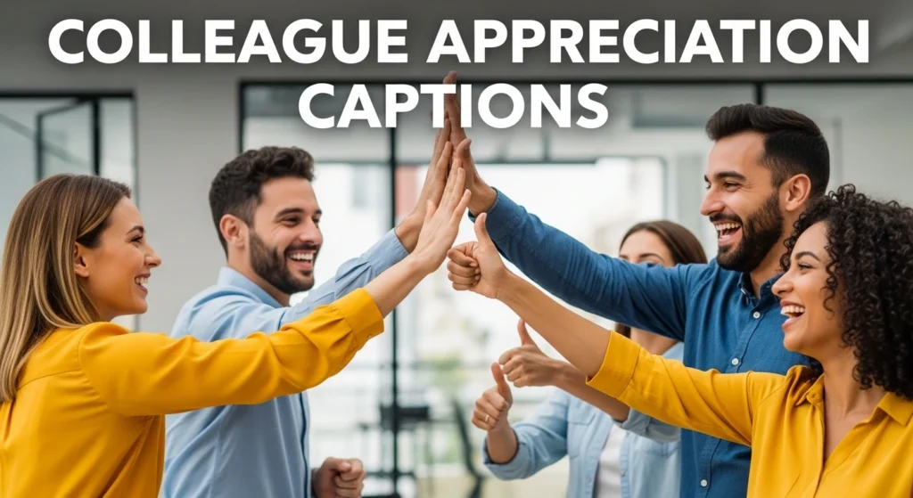 Colleague Appreciation Captions
