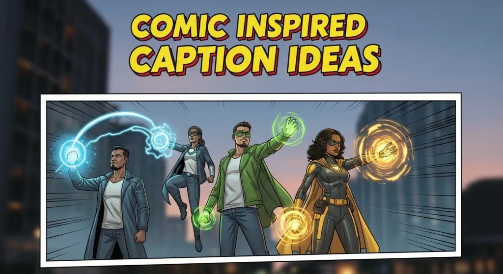 Comic Inspired Caption Ideas