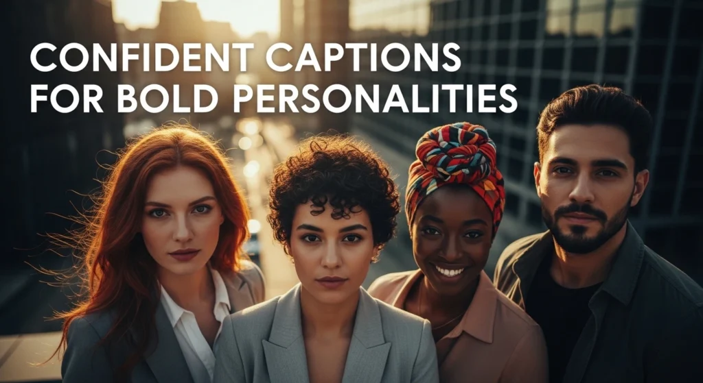 Confident Captions for Bold Personalities