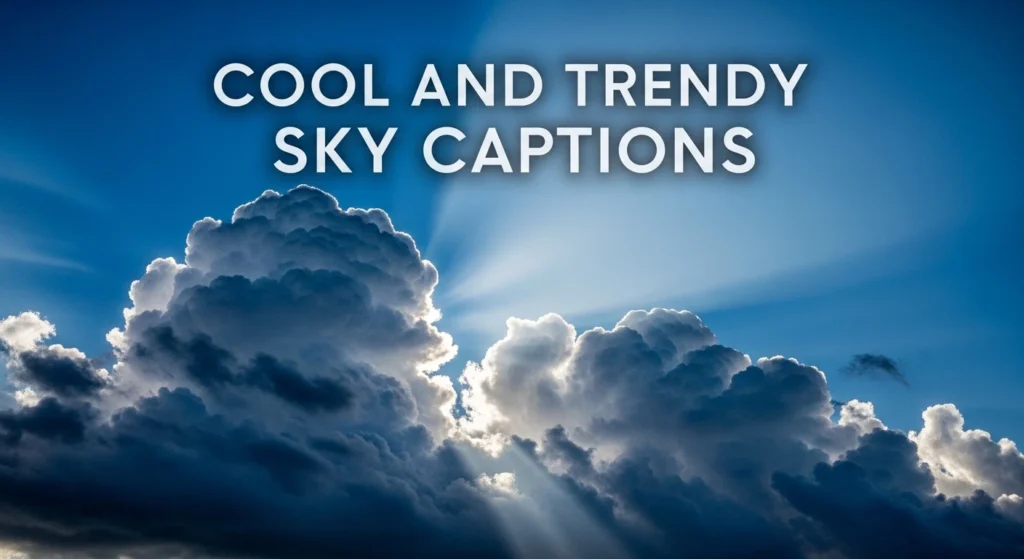 Cool and Trendy Sky Captions
