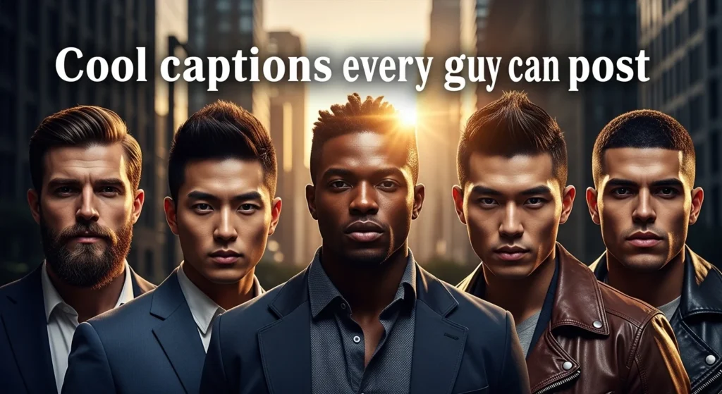 Cool captions every guy can post