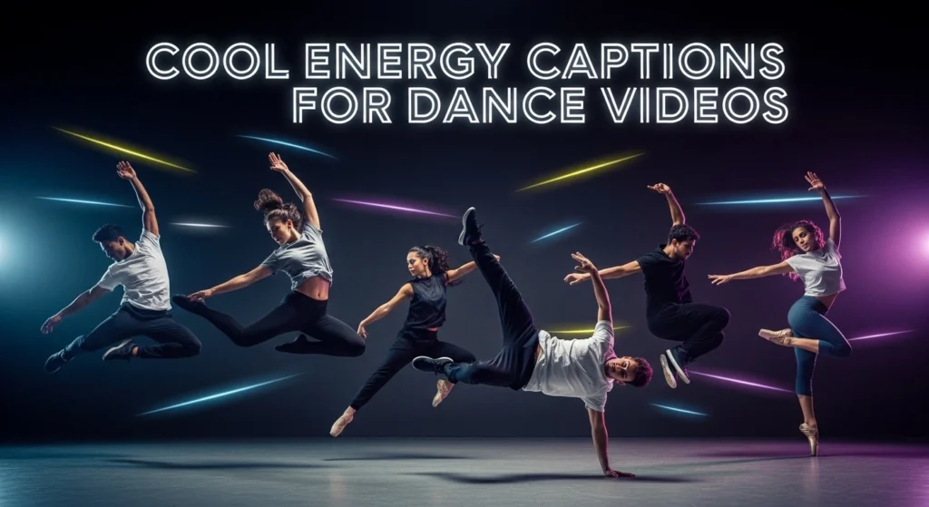 Cool Energy Captions for Dance Videos