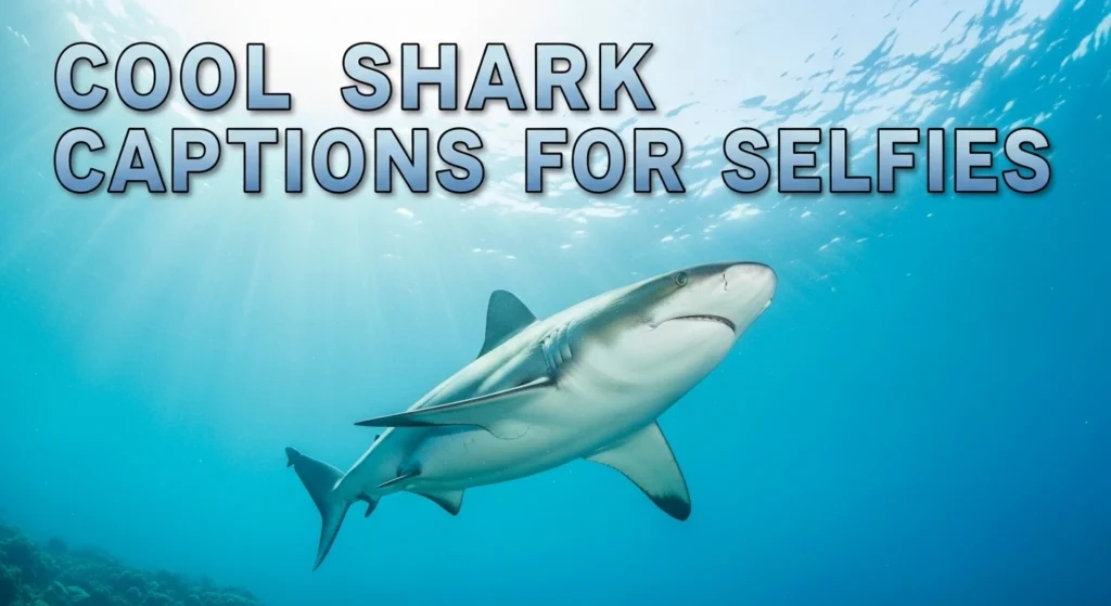Cool Shark Captions for Selfies