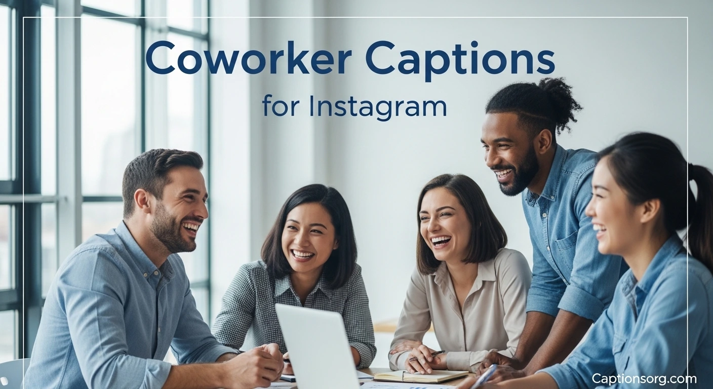 Coworker captions for instagram
