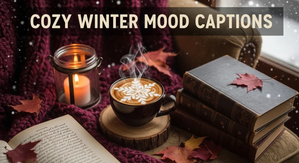 Cozy Winter Mood Captions
