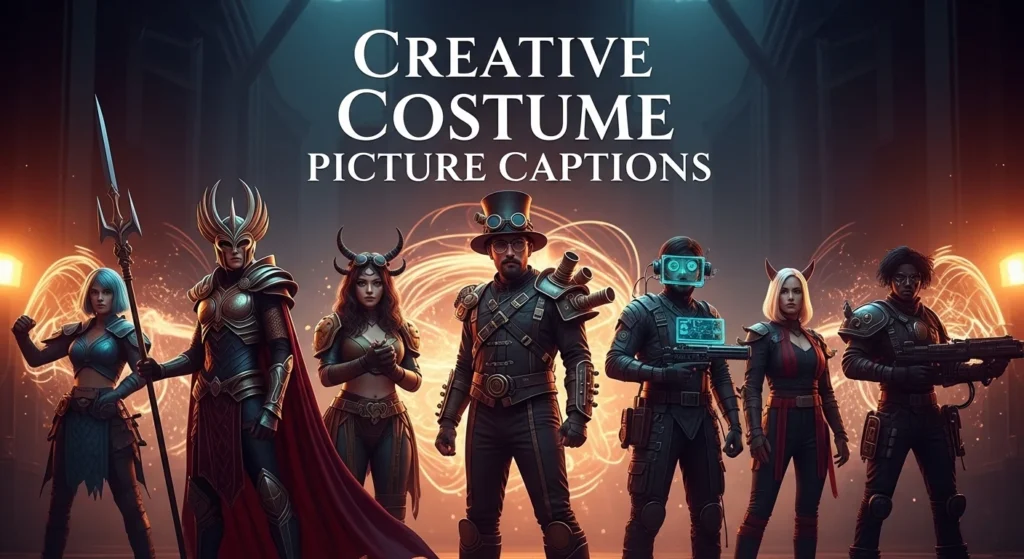 Creative Costume Picture Captions