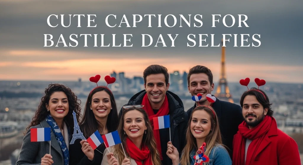 Cute Captions for Bastille Day Selfies