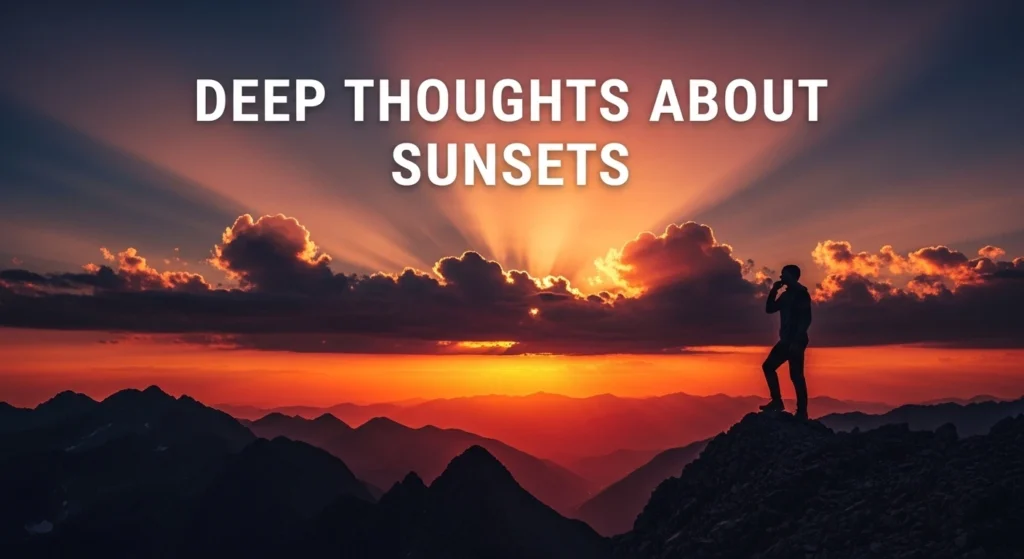 Deep Thoughts About Sunsets