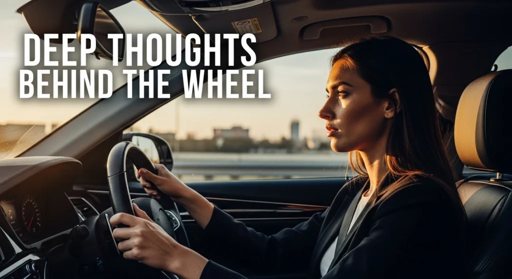 Deep Thoughts Behind the Wheel