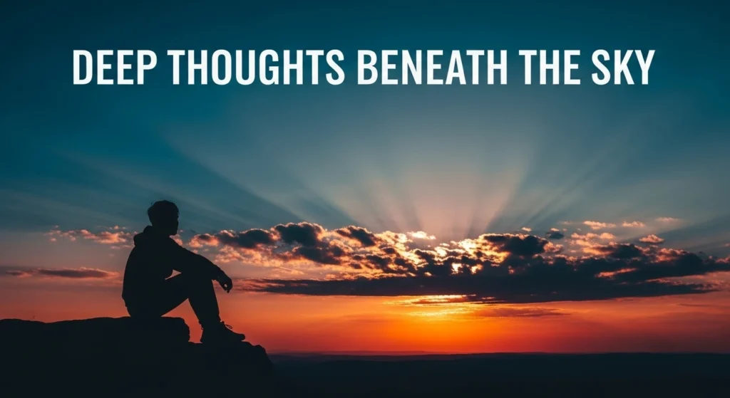 Deep Thoughts Beneath the Sky