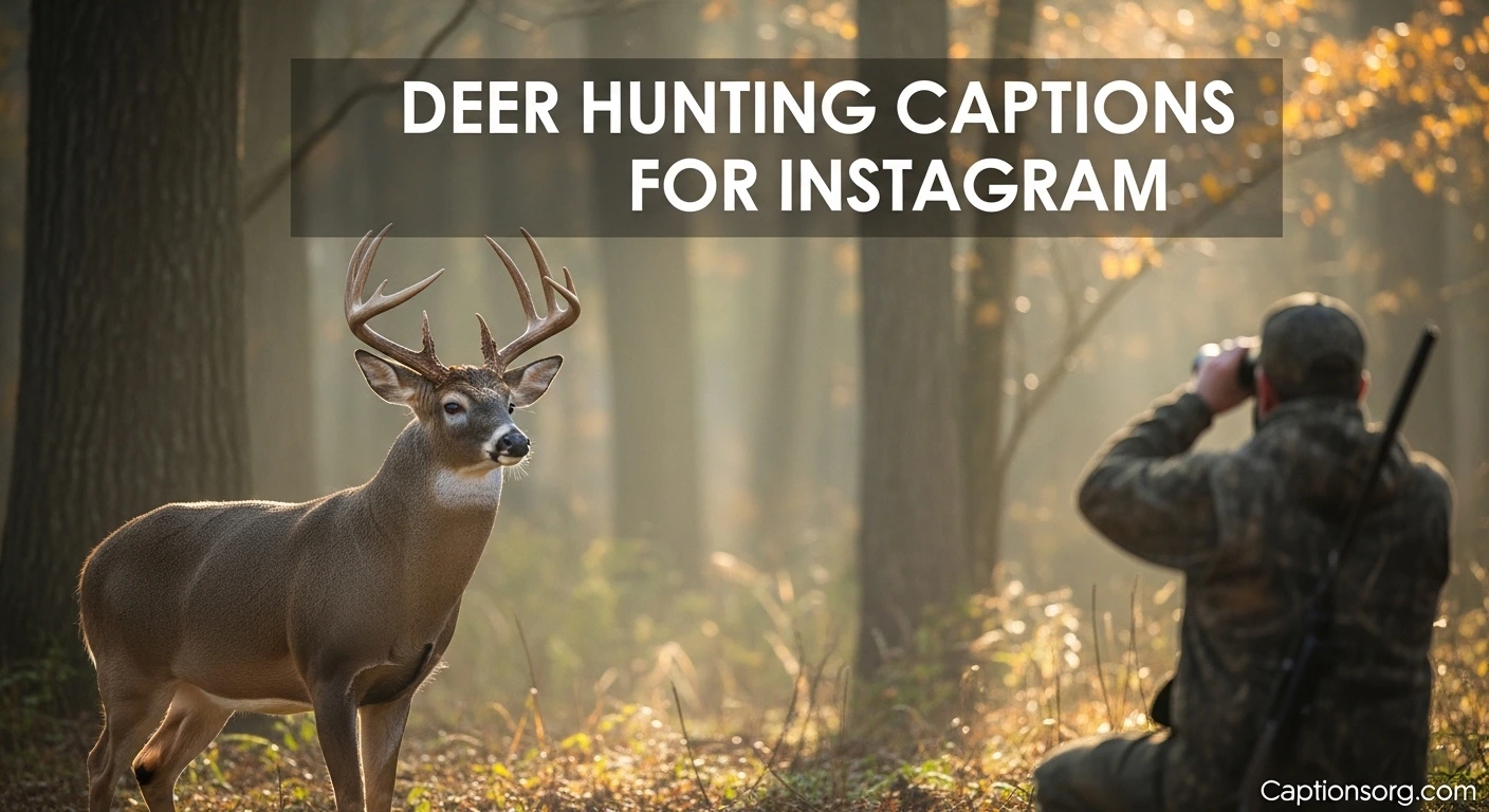 Deer hunting captions for instagram