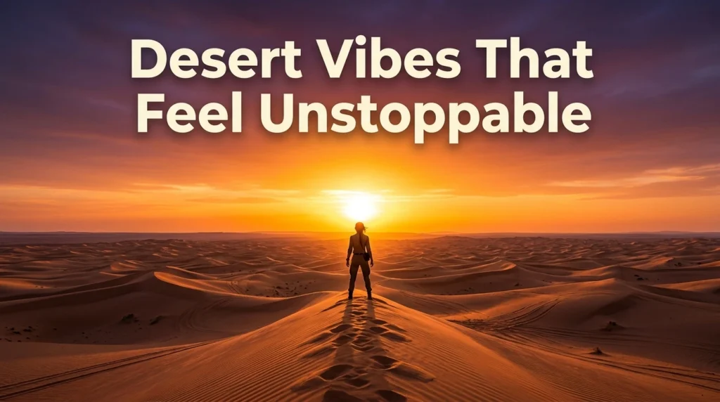 Desert Vibes That Feel Unstoppable