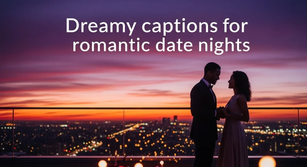 Dreamy captions for romantic date nights