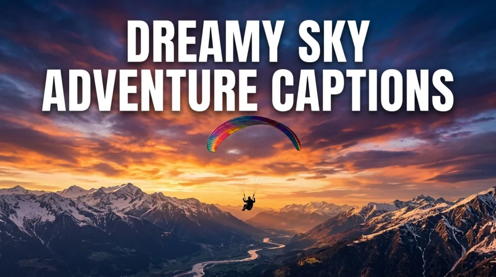 Dreamy Sky Adventure Captions