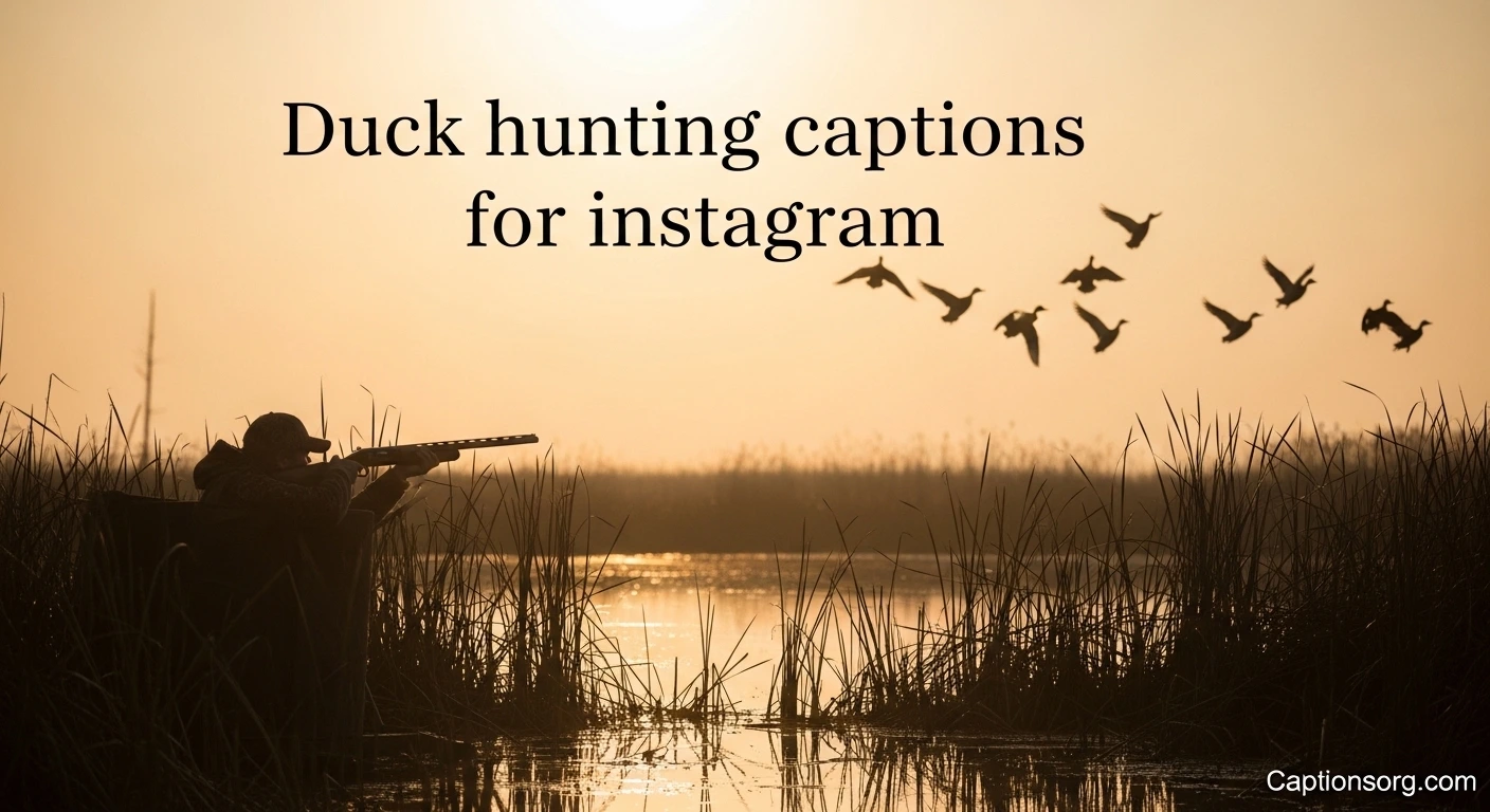 Duck hunting captions for instagram