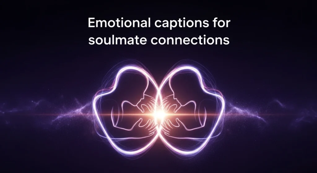 Emotional captions for soulmate connections
