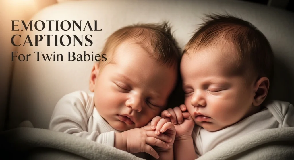 Emotional Captions For Twin Babies