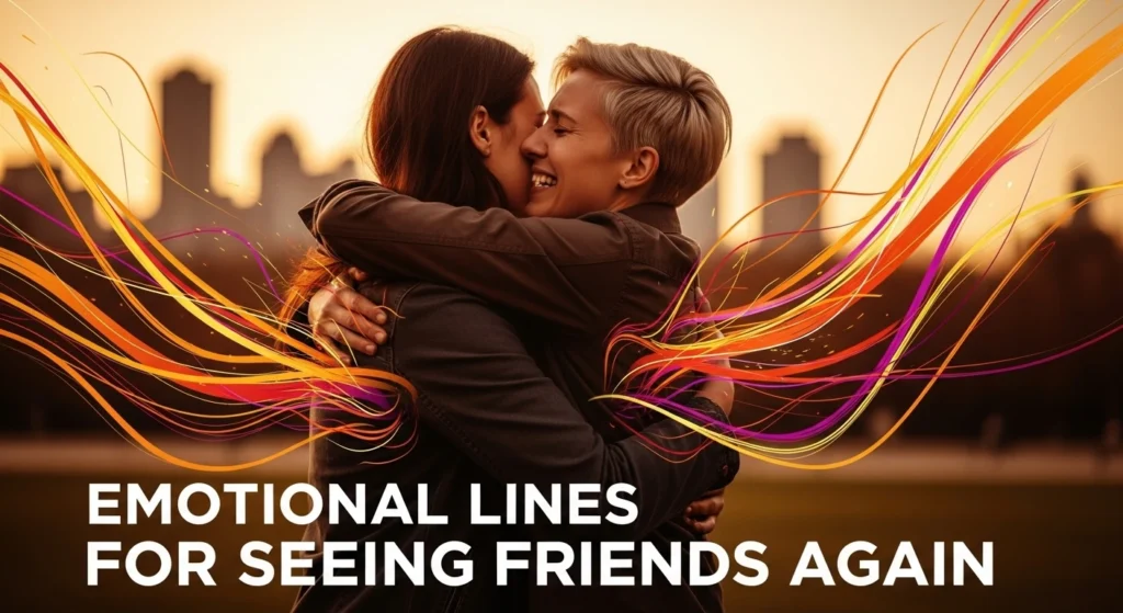 Emotional Lines For Seeing Friends Again