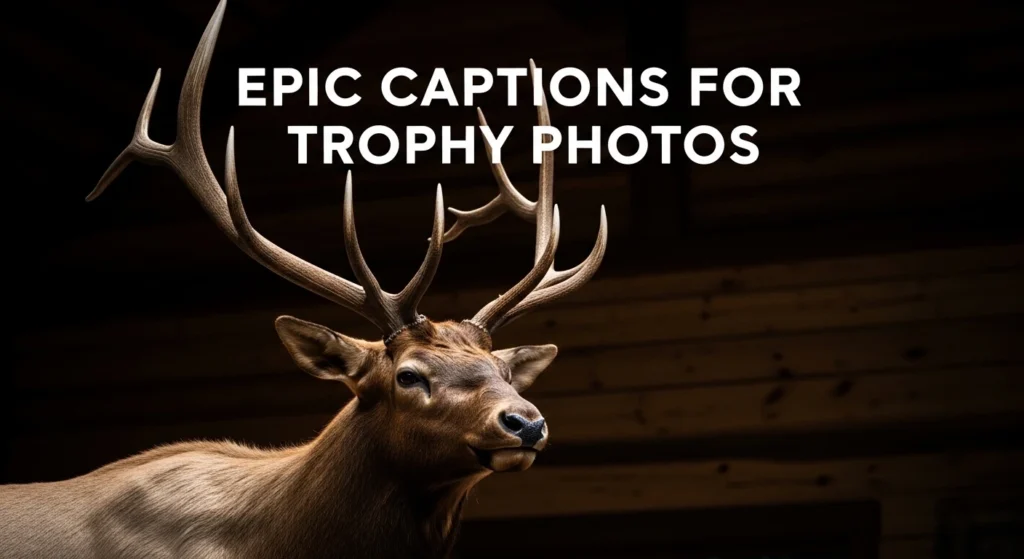 Epic Captions for Trophy Photos