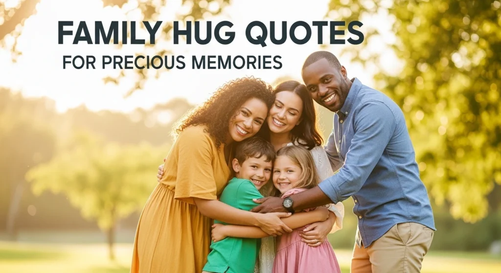 Family Hug Quotes for Precious Memories