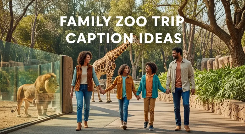 Family Zoo Trip Caption Ideas
