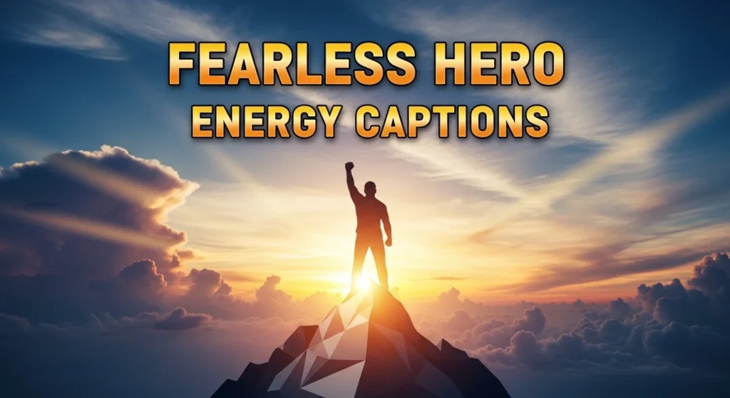 Fearless Hero Energy Captions
