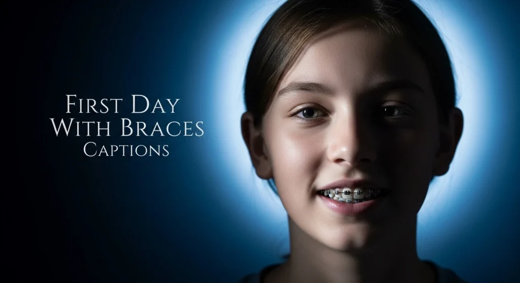 First Day With Braces Captions