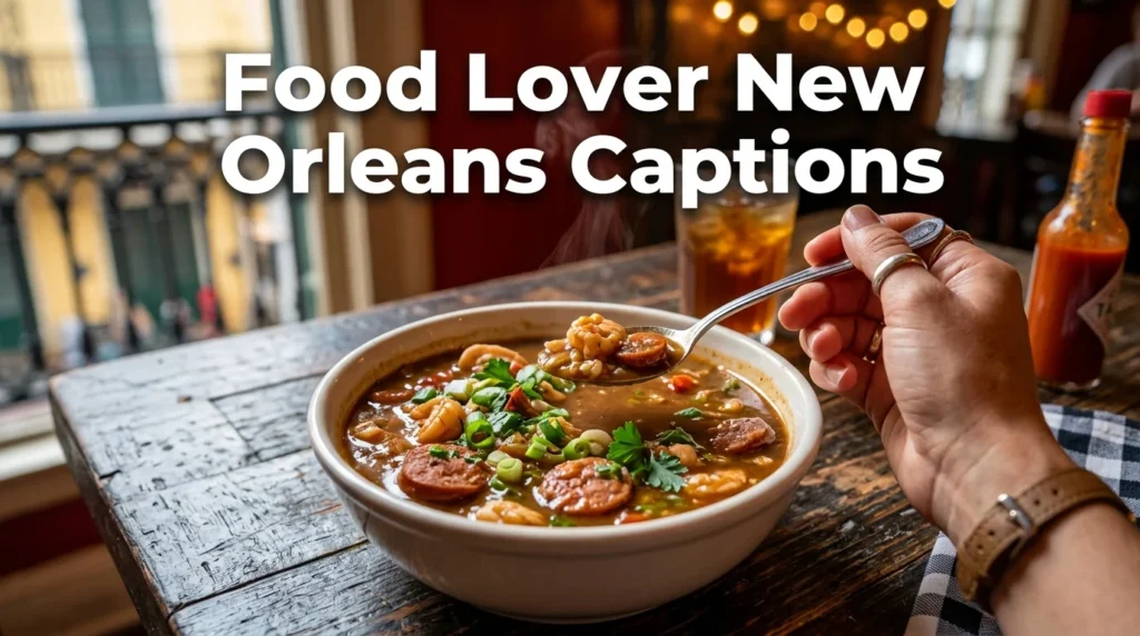 Food Lover New Orleans Captions