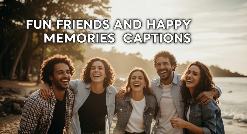 Fun friends and happy memories captions