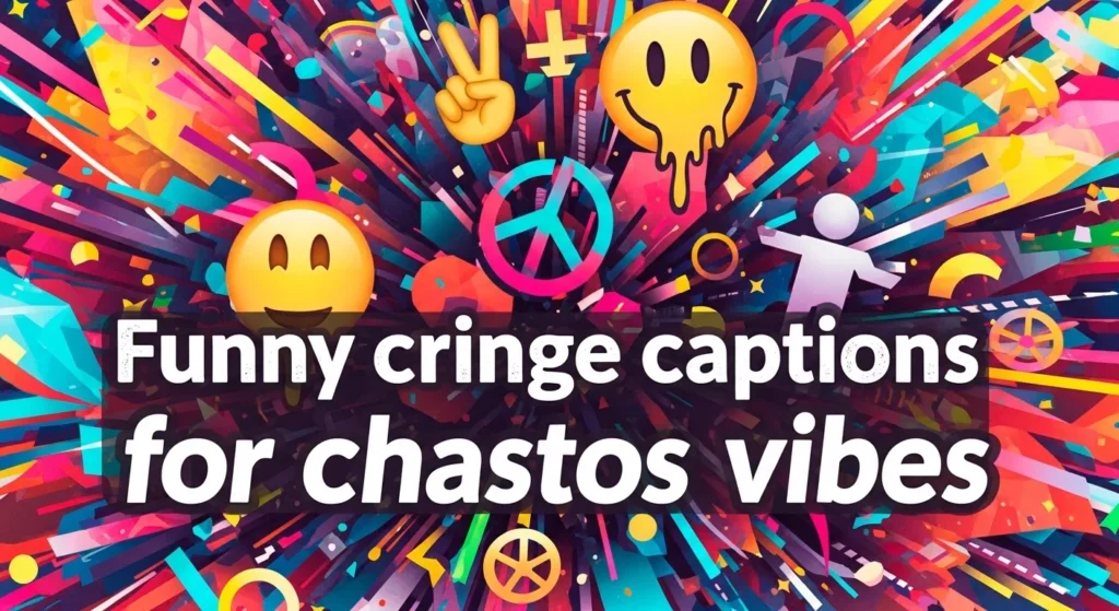 Funny cringe captions for chaotic vibes
