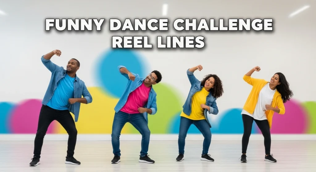 Funny Dance Challenge Reel Lines