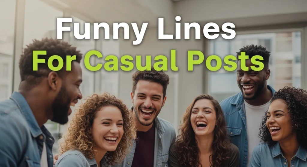 Funny Lines For Casual Posts