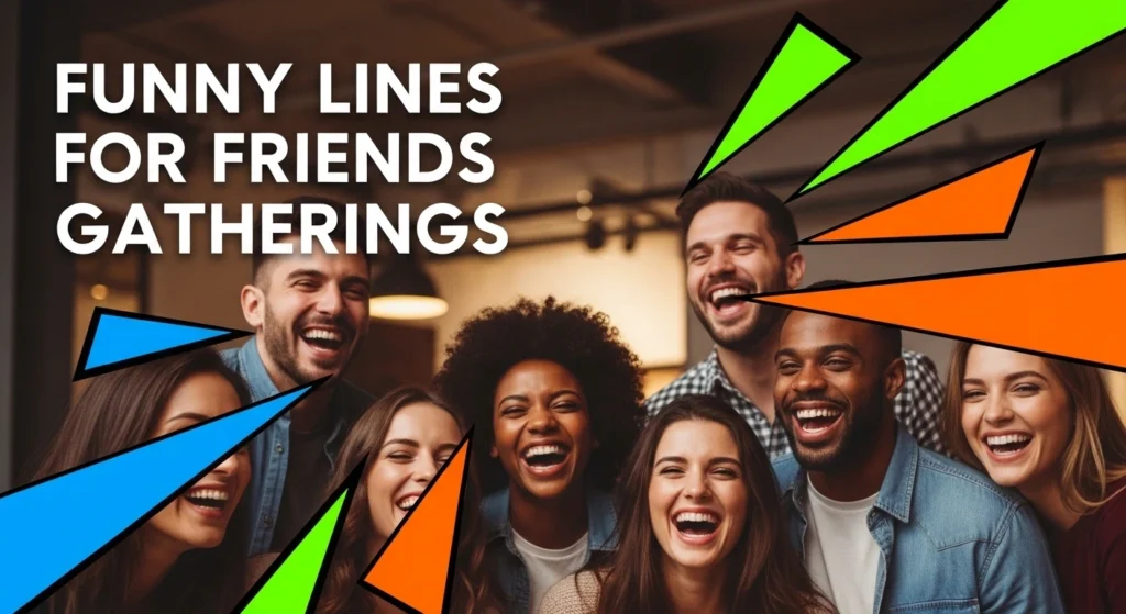 Funny Lines for Friends Gatherings
