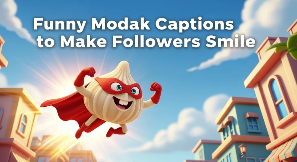 Funny Modak Captions to Make Followers Smile