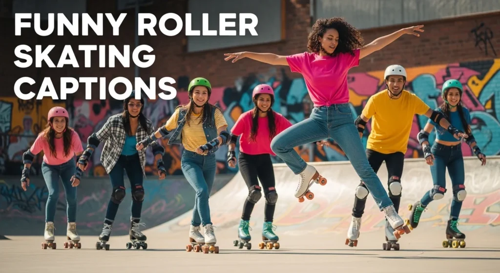 Funny Roller Skating Captions